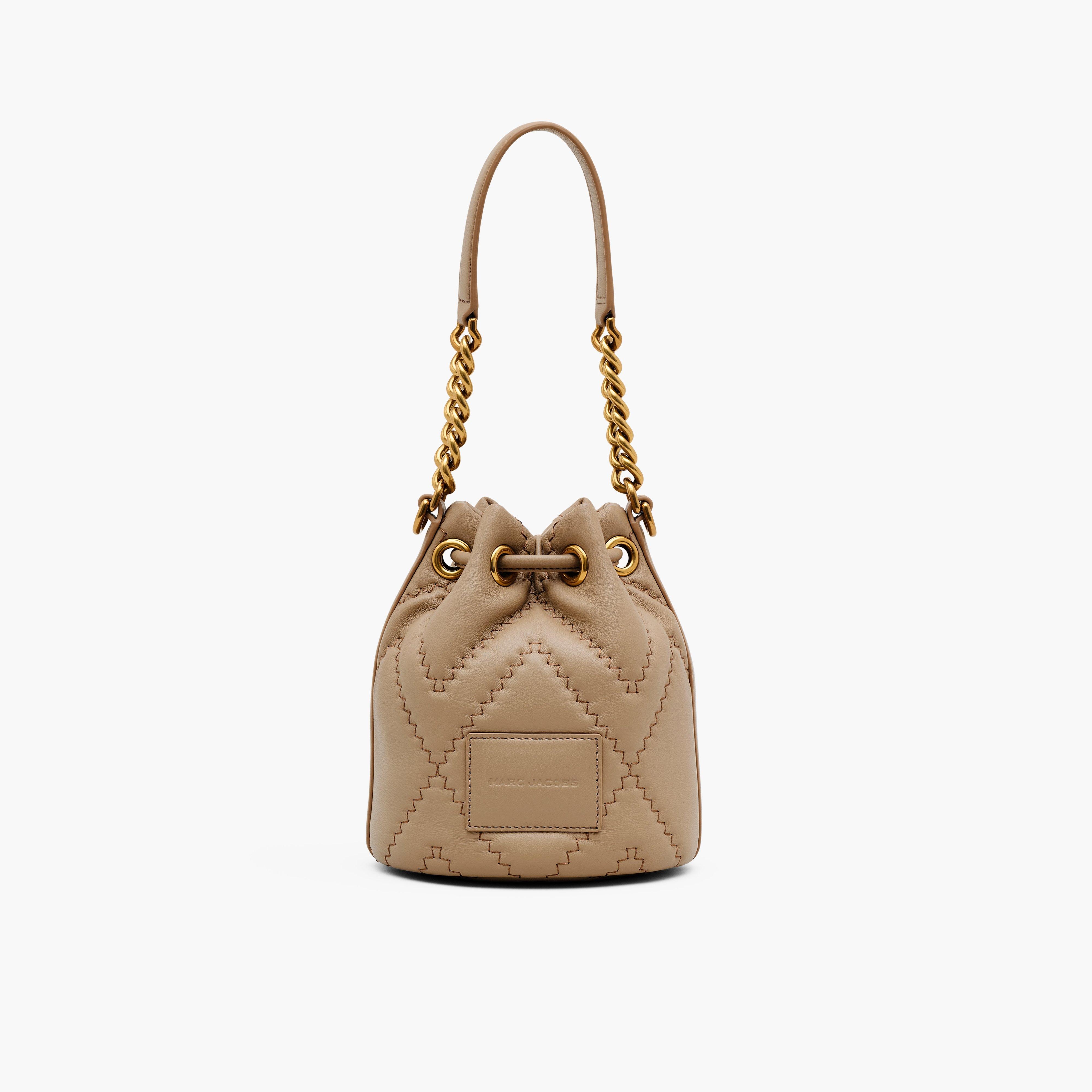 THE QUILTED LEATHER J MARC BUCKET BAG - 4