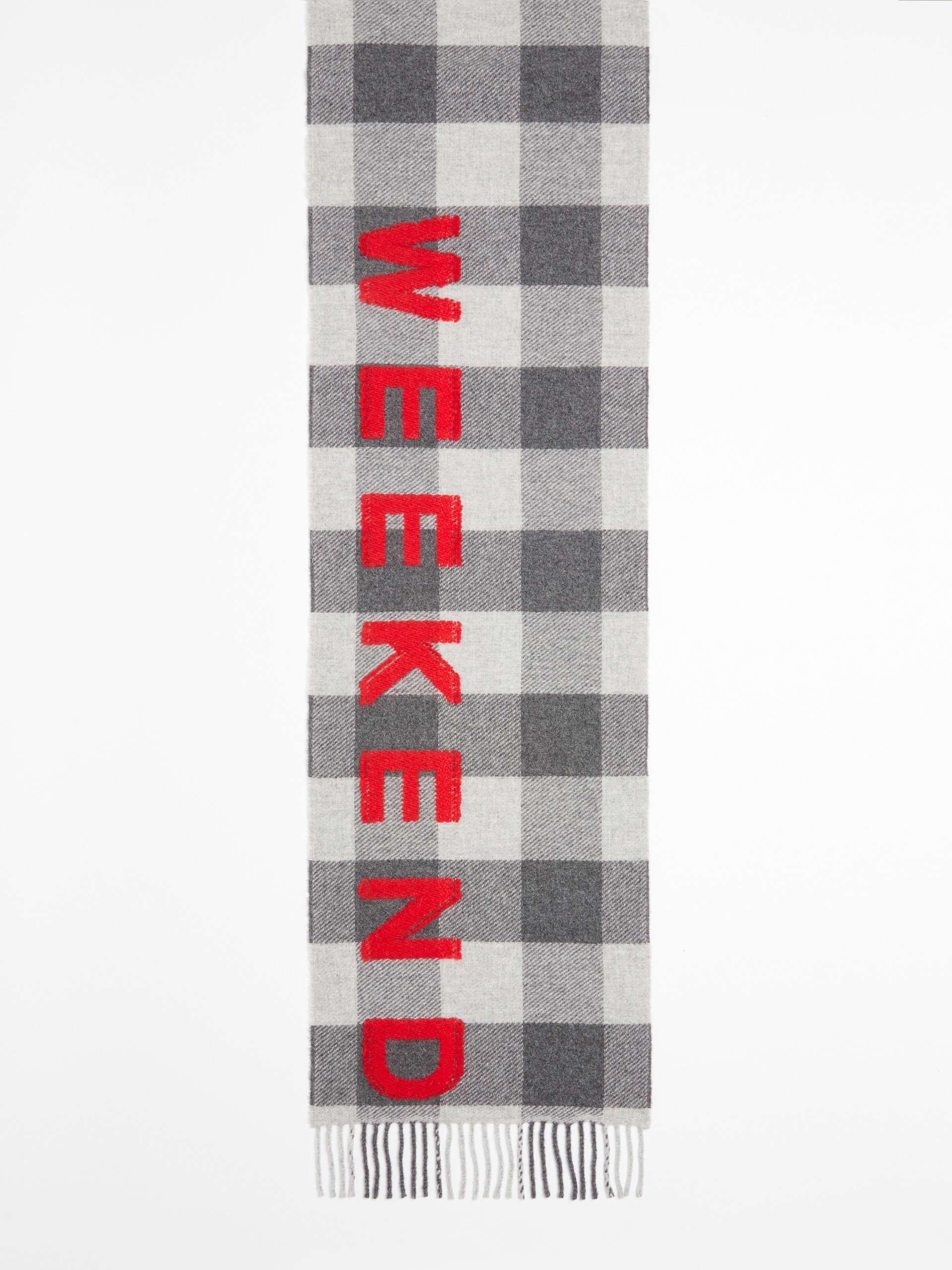 FASHION Wool-blend logo scarf - 1