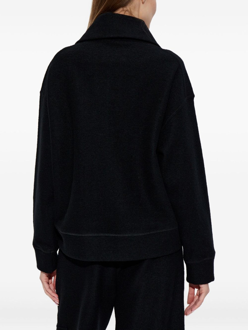 half-zip long-sleeve sweatshirt 4