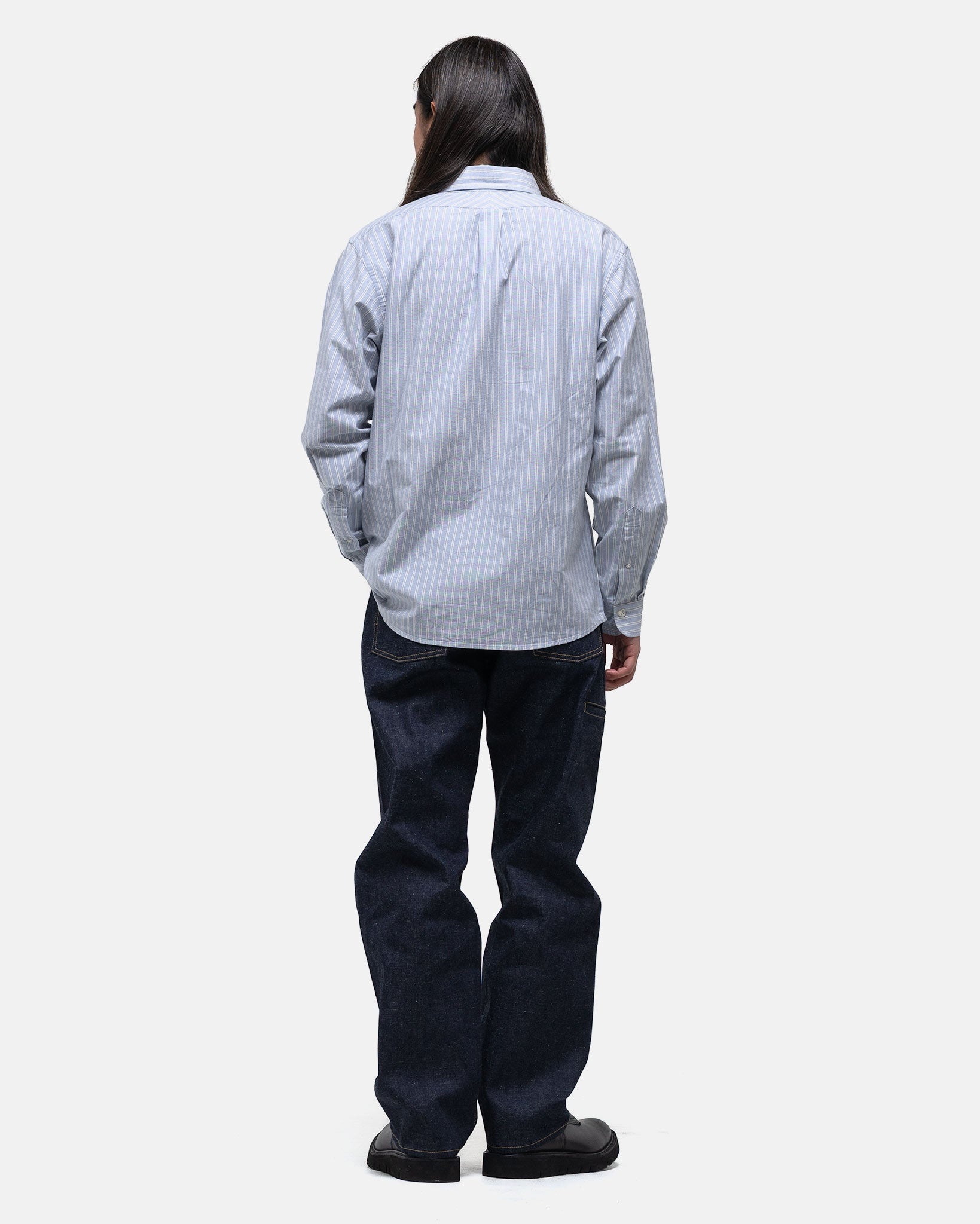 Striped BD Shirt Blue - 3