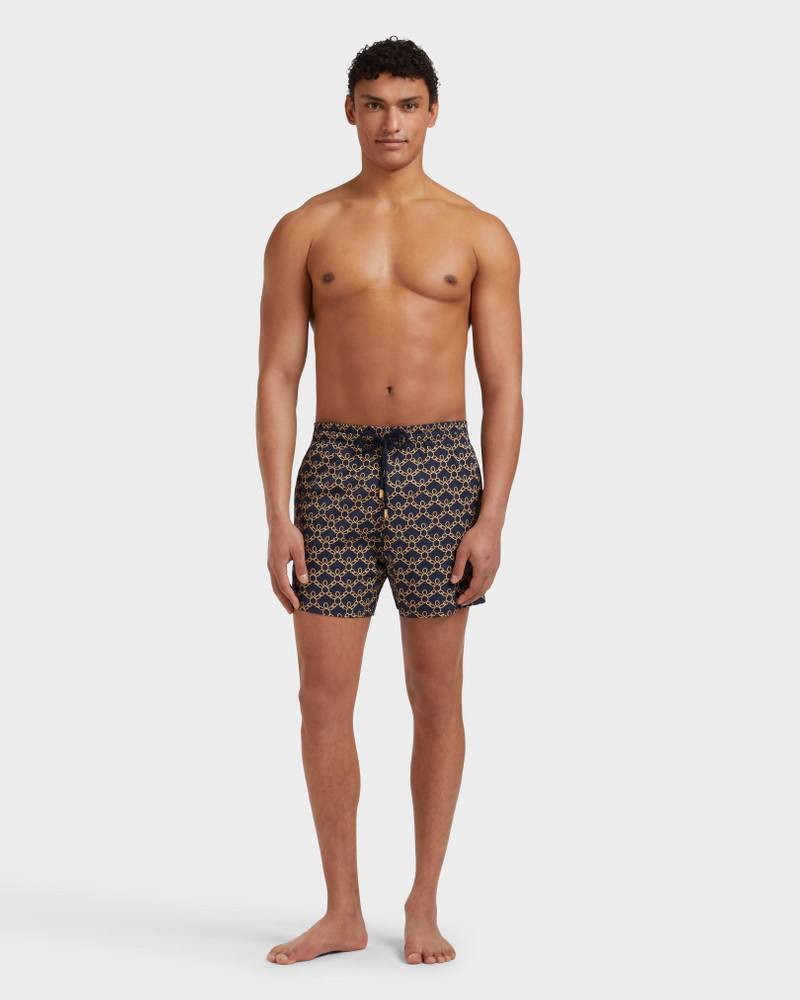 Vilebrequin MEN STRETCH SHORT SWIM SHORTS TURTLES CHAIN outlook