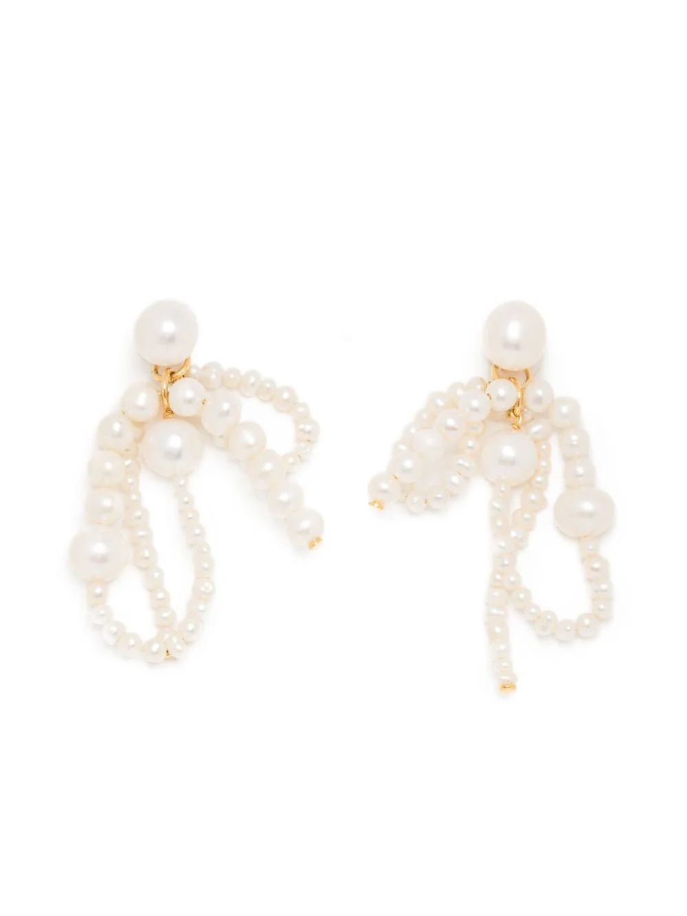 Pearl drop earrings - 1