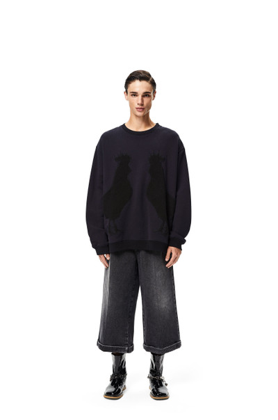 Loewe Rooster oversize sweatshirt in cotton outlook