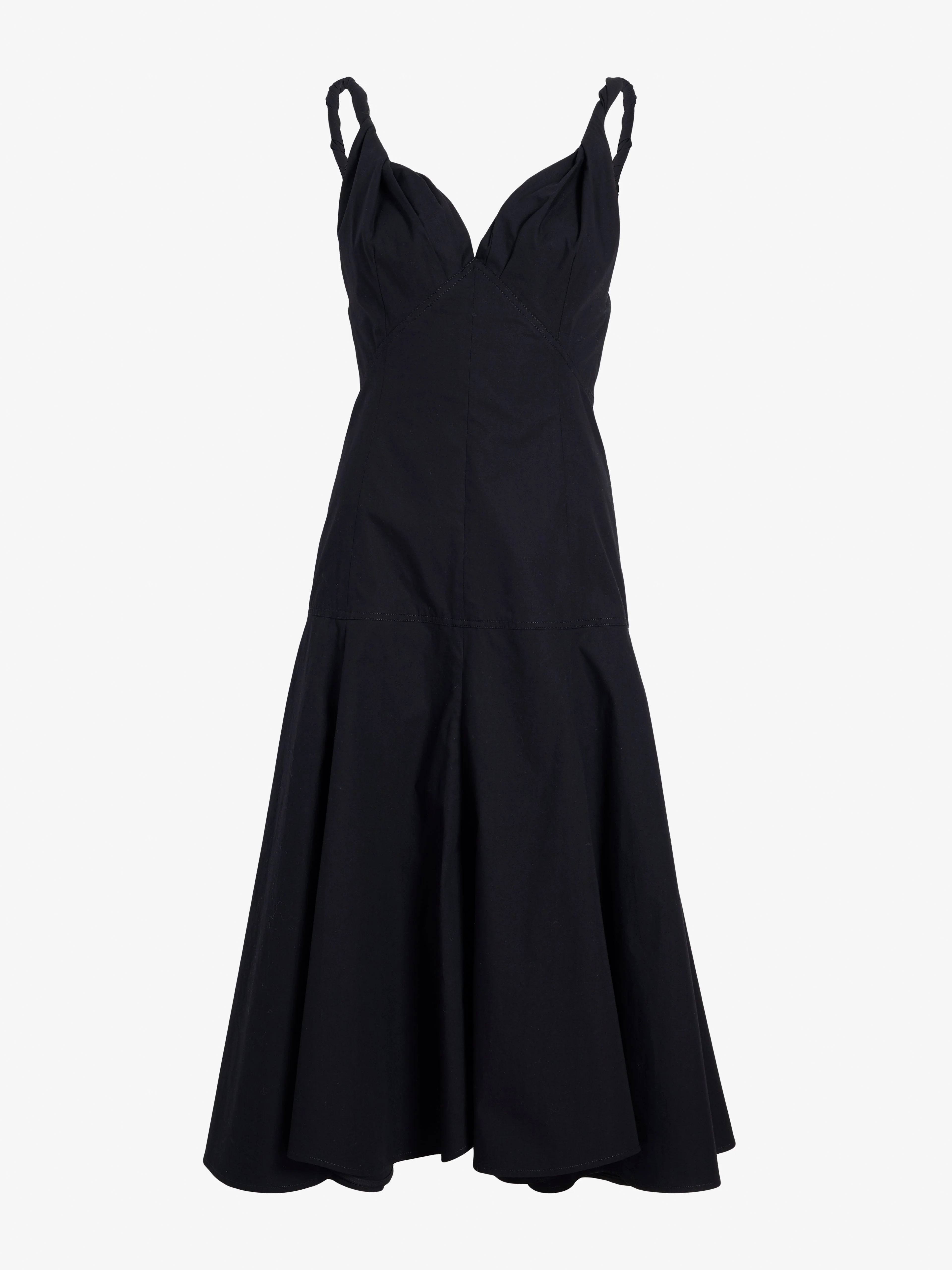Leo Dress in Classic Cotton Shirting - 1