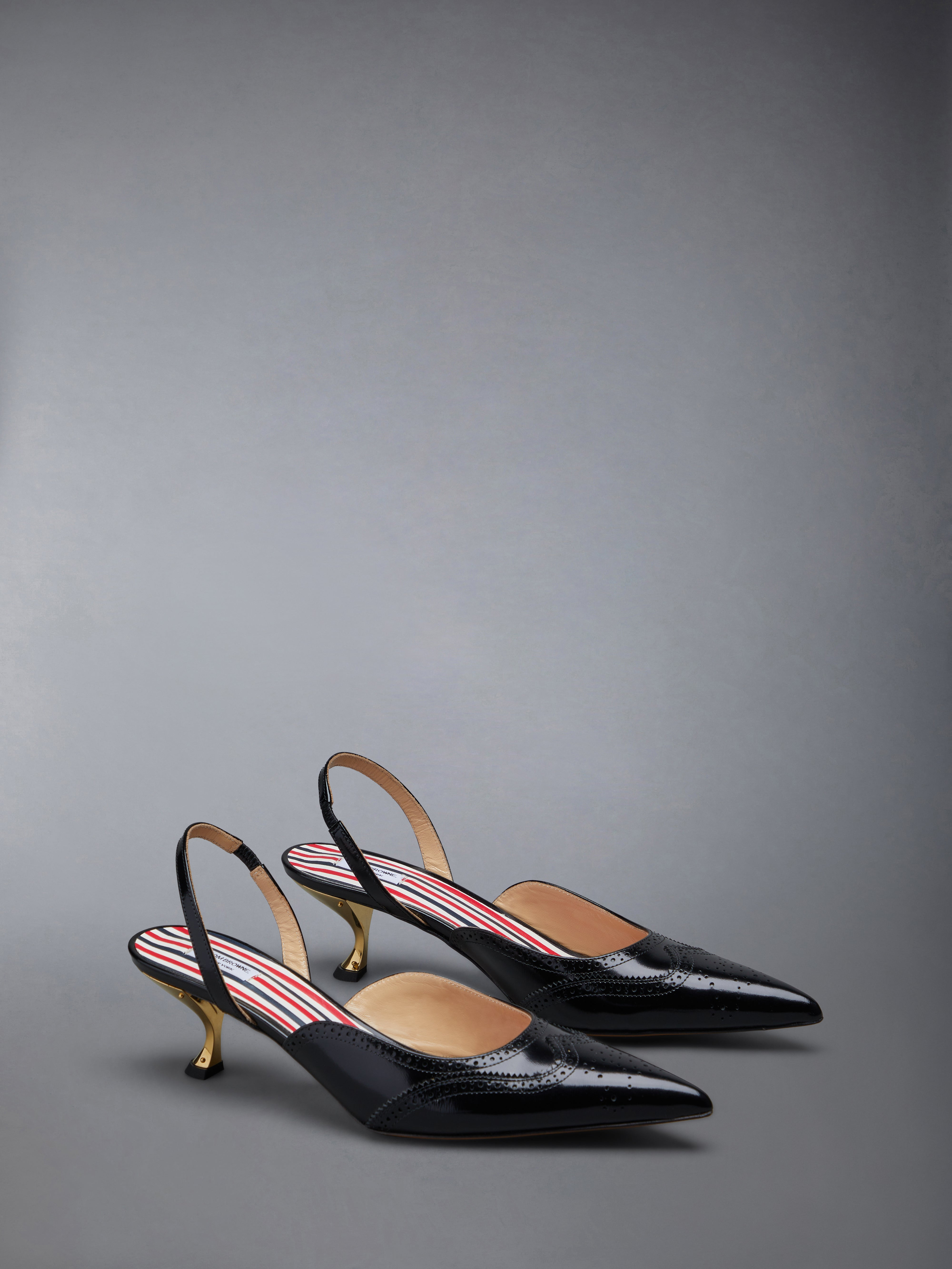 pointed-toe low-heel pumps - 2
