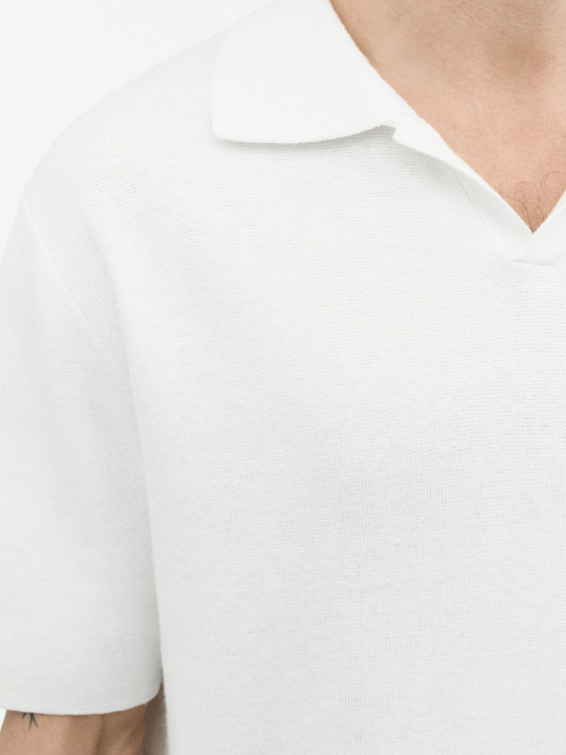 Maelon Knitted Linen Polo 5