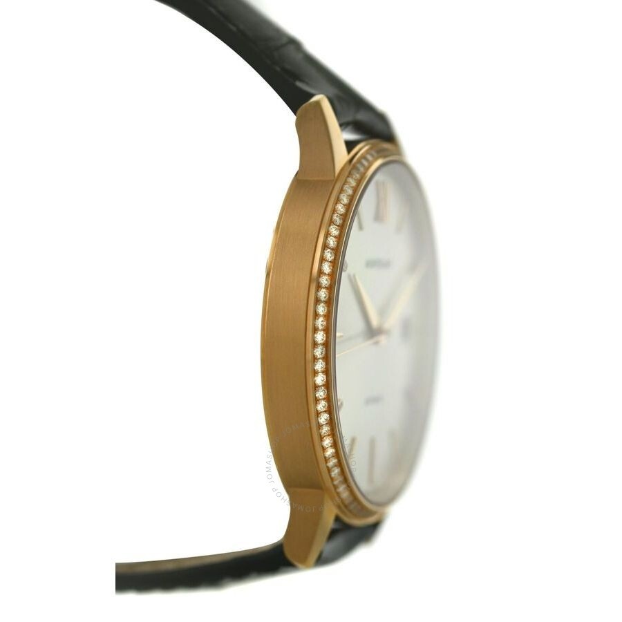 Pre-owned Montblanc Heritage Spirit Diamond Silver Dial Men's Watch 112144 - 3