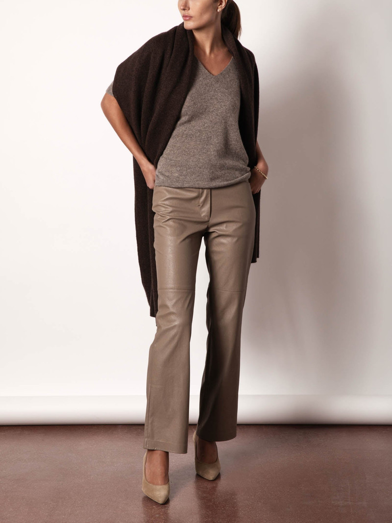The Lara Vegan Leather Pant 7