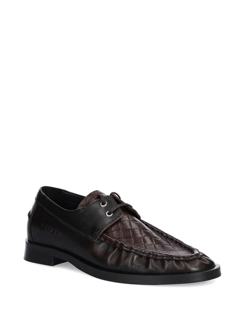 MIISTA Edelira quilted Derby shoes outlook