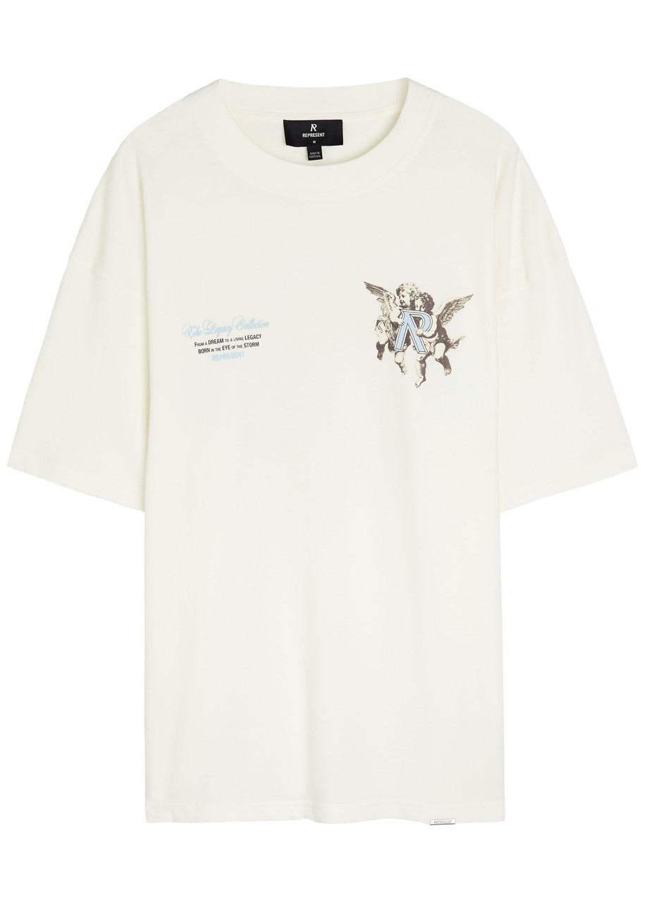 Represent Legacy Cherubs Logo Cotton T-shirt - 1
