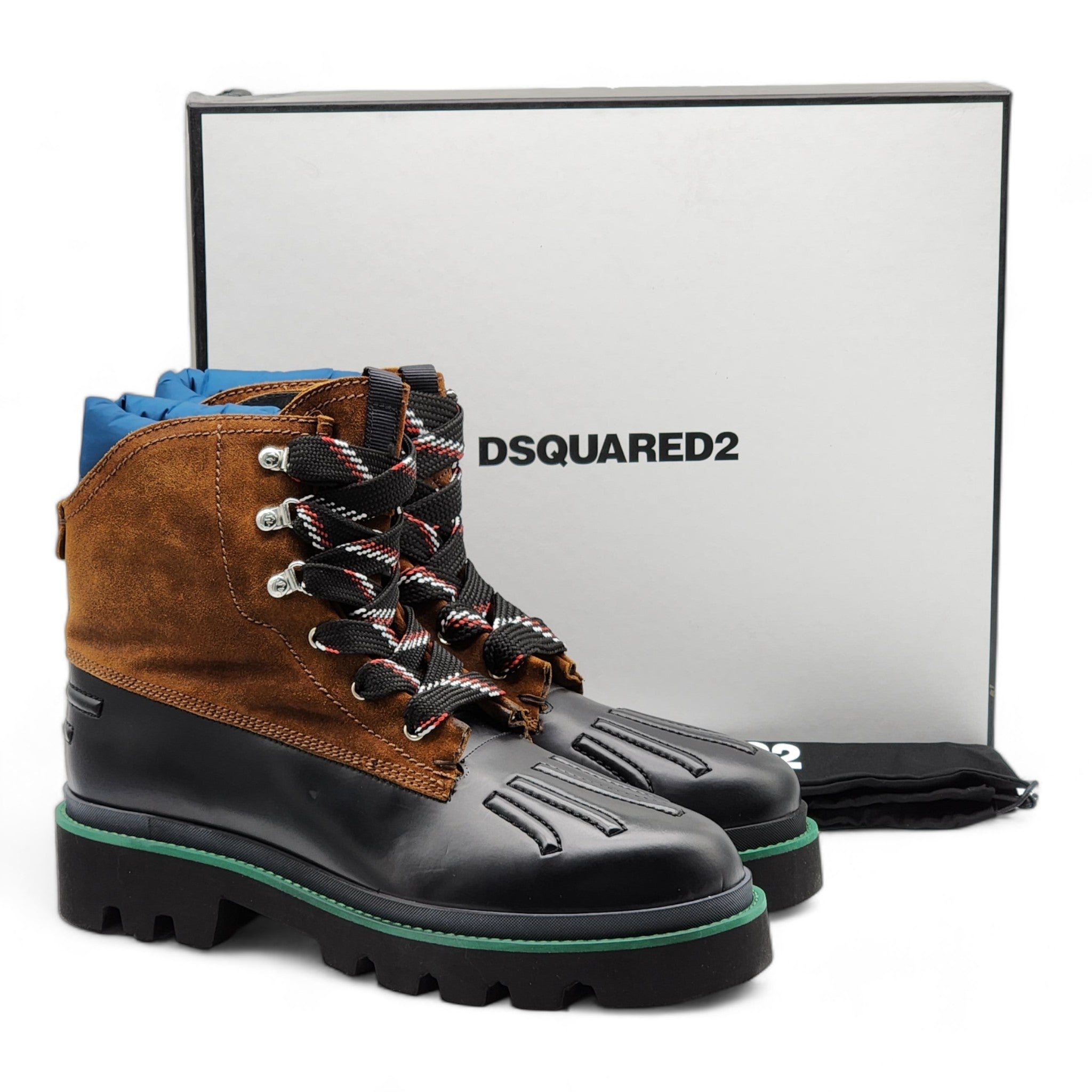 Dsquared2 Duck Boots - Leather and Rubber - Black 44 - 2