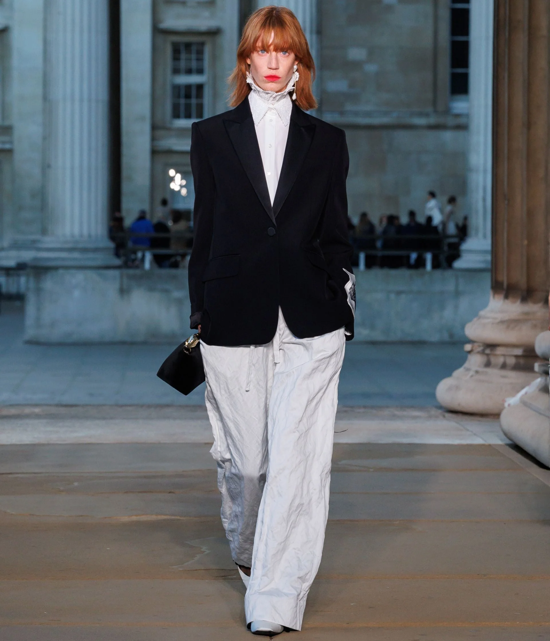 GRAIN DE POUDRE SINGLE BREASTED BLAZER - 1