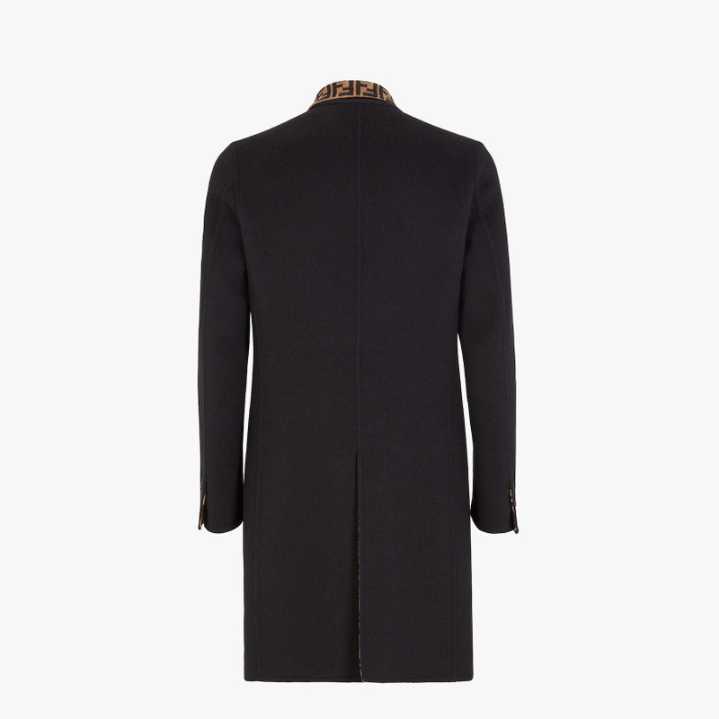 FENDI Black wool coat outlook