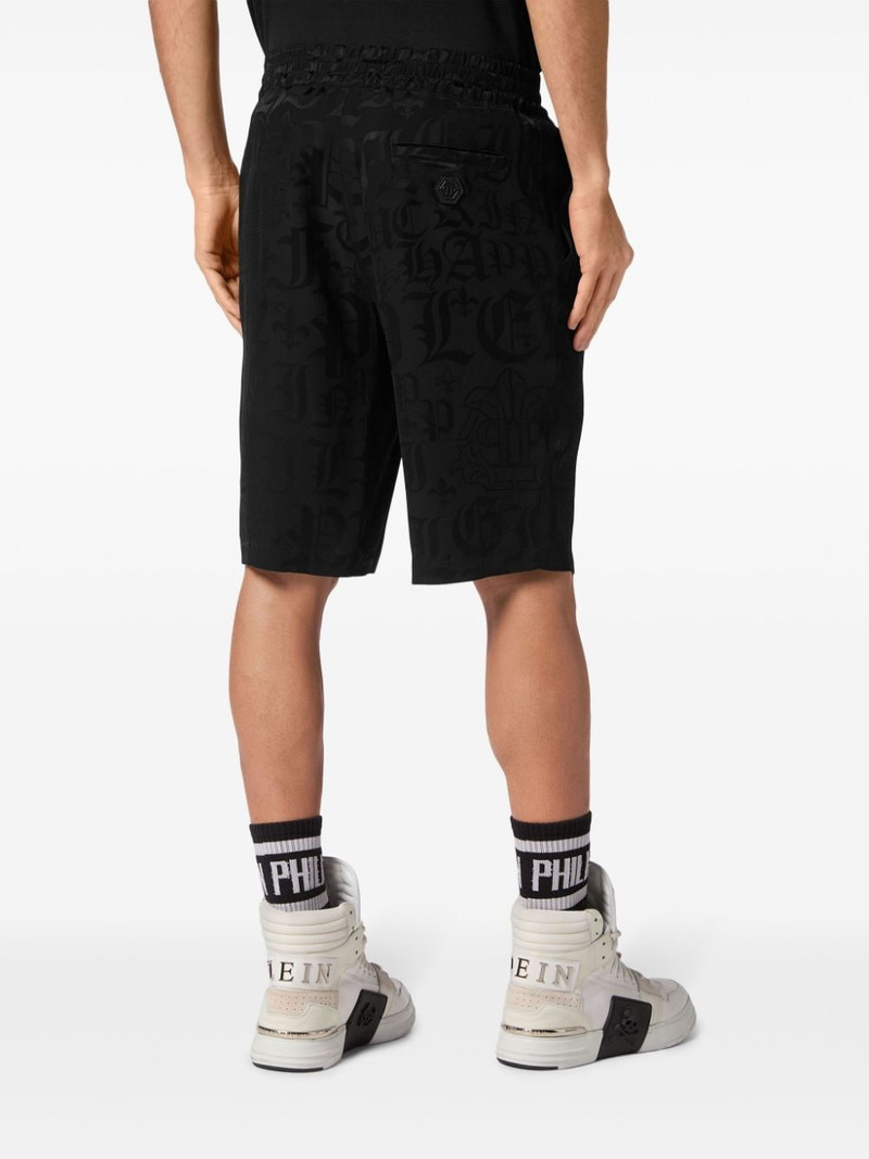 monogram-jacquard bermuda shorts 4