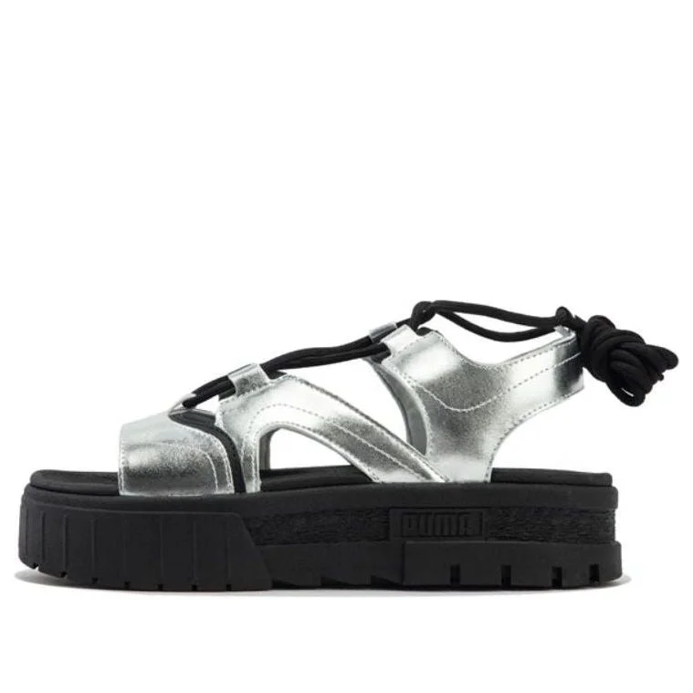 (WMNS) PUMA Cilia Wedge Sandals 'Silver' 399502-01 - 1