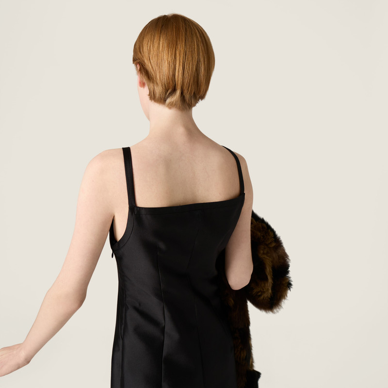 Silk and wool mini-dress 6