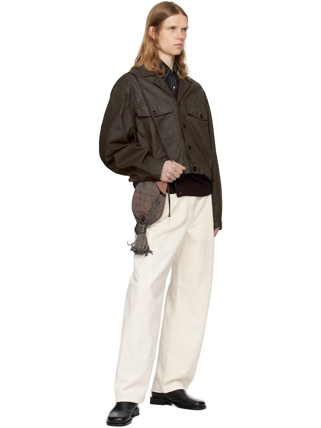 Off-White Twisted Belted Jeans - 4