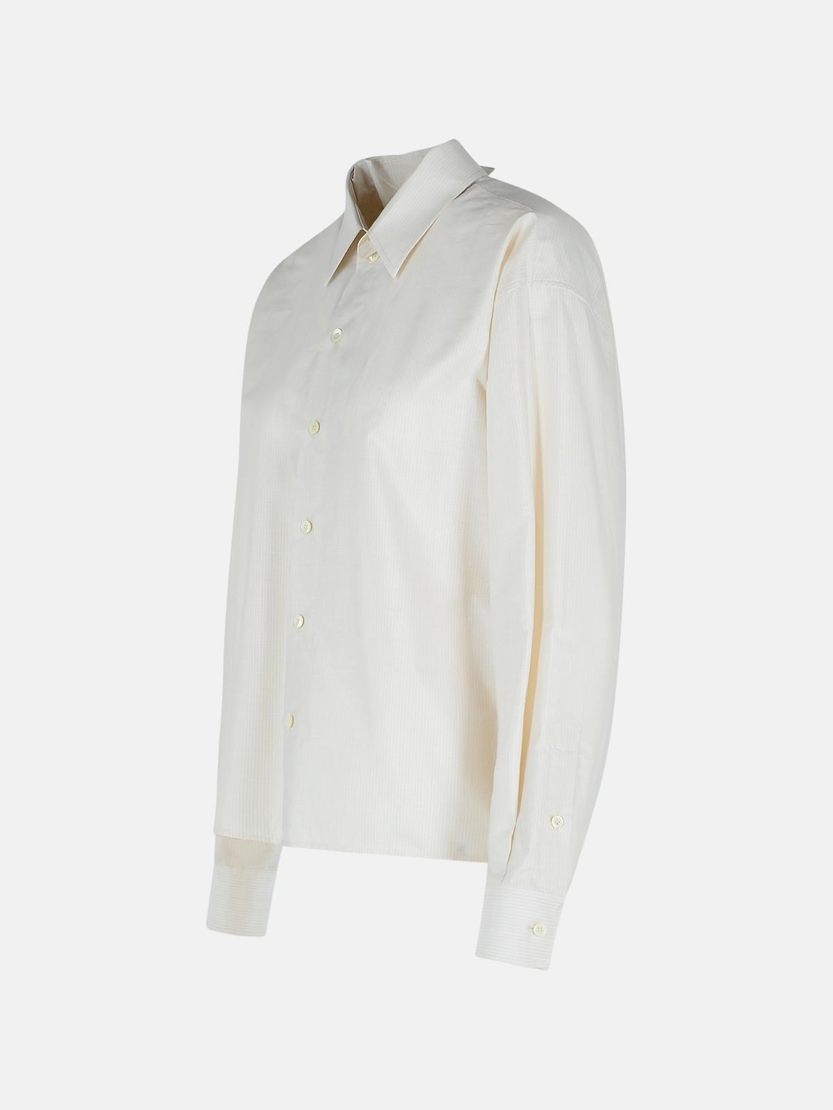 IVORY COTTON SHIRT - 2