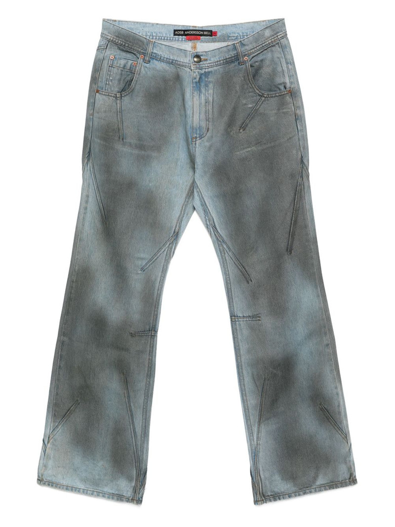 washed-effect jeans 1