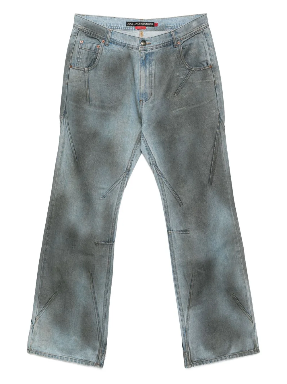 washed-effect jeans - 1