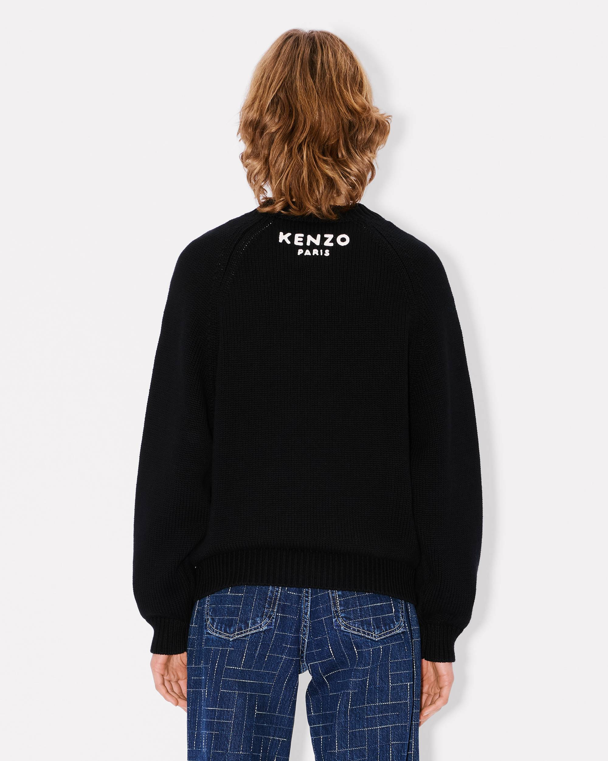 'Boke Flower' jumper in cotton wool - 4