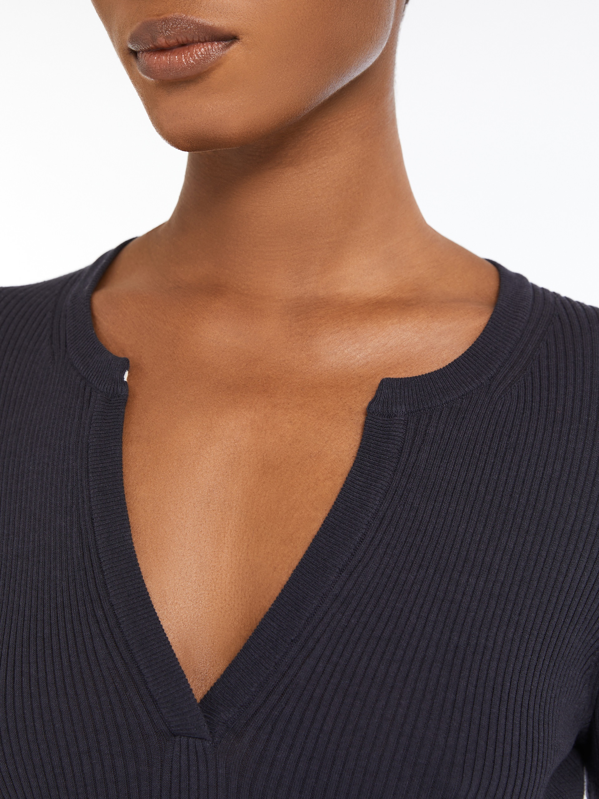 SIBARI Slim-fit cotton and silk sweater - 5