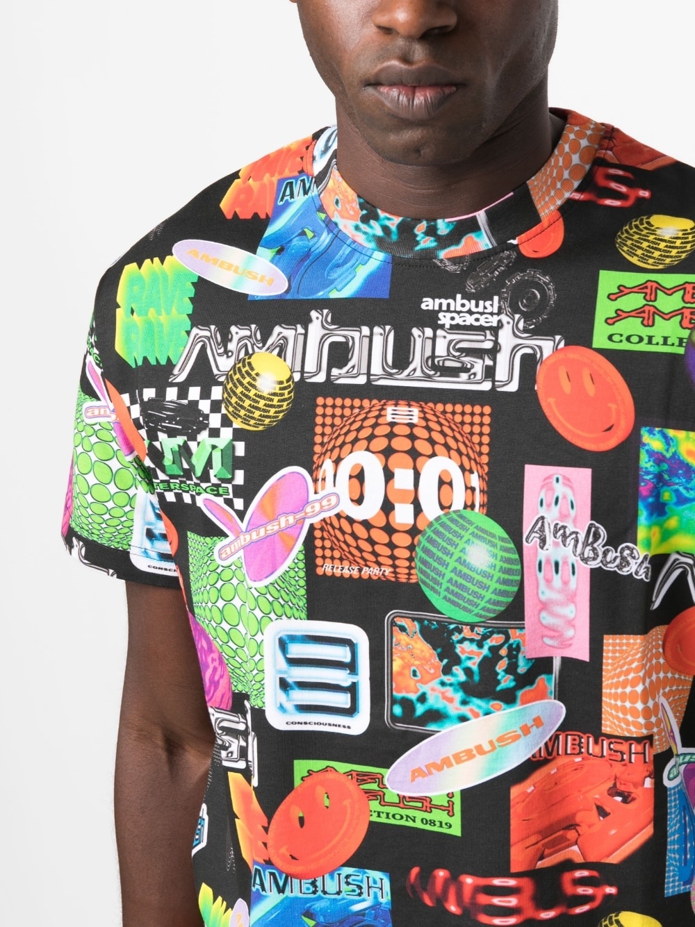 logo-print cotton T-shirt - 6