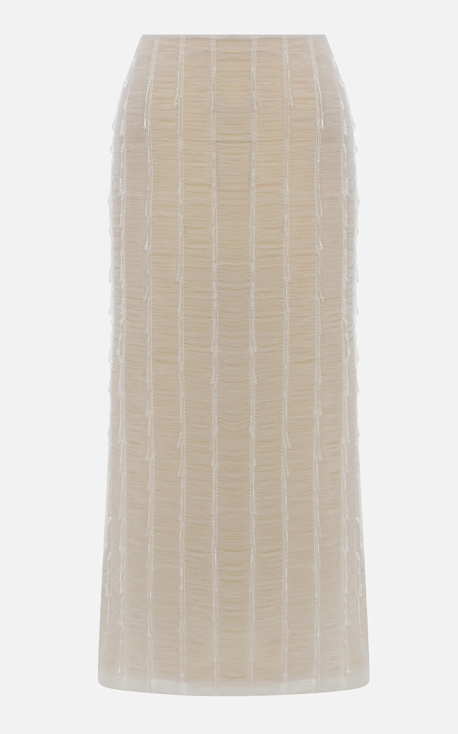 Jolie Tulle Skirt With Hand-Beaded Embellishments white - 1