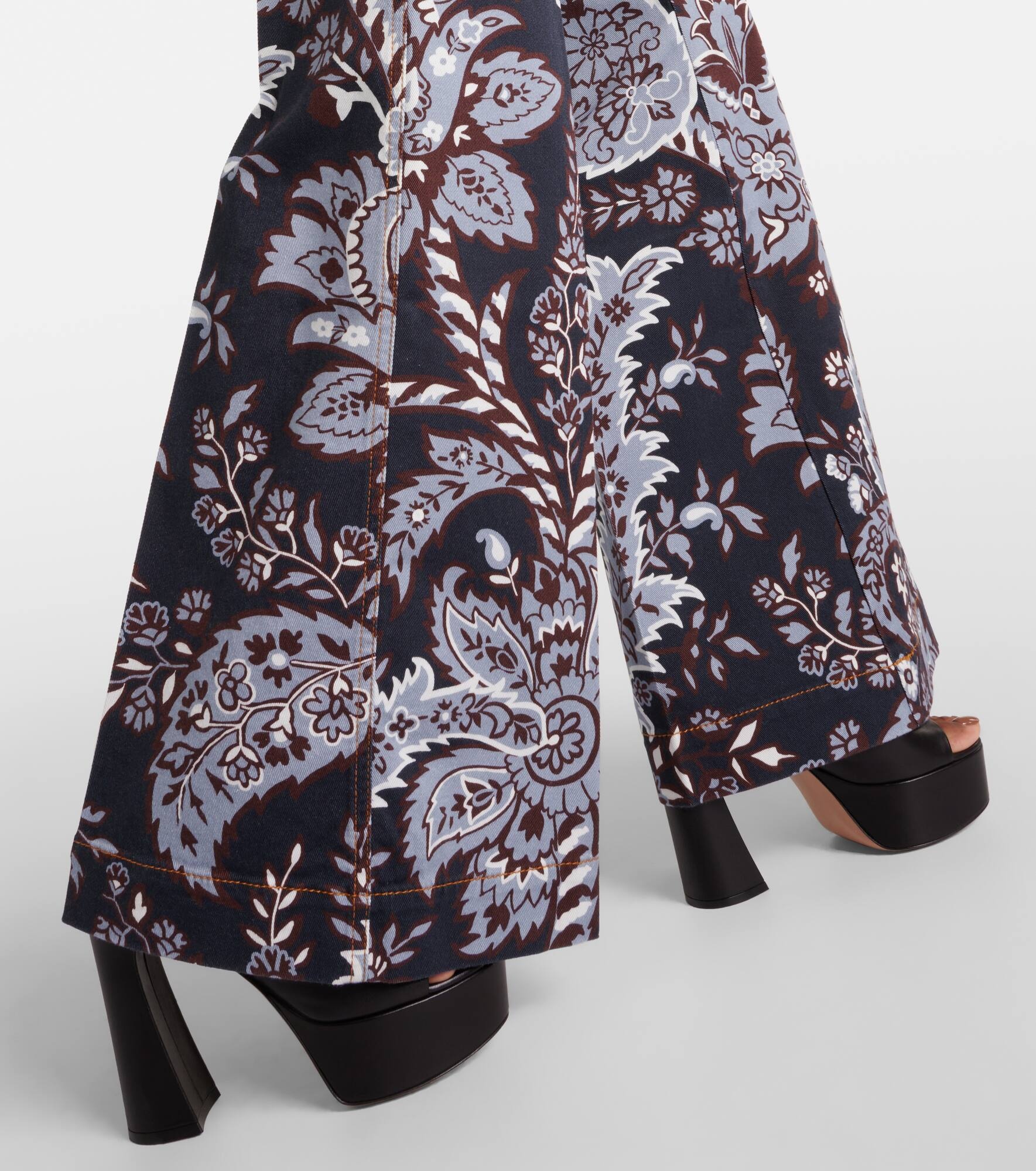 Paisley high-rise flared jeans - 5