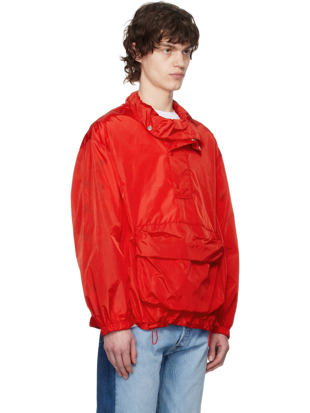 Red Cargo Flap Pocket Jacket - 2