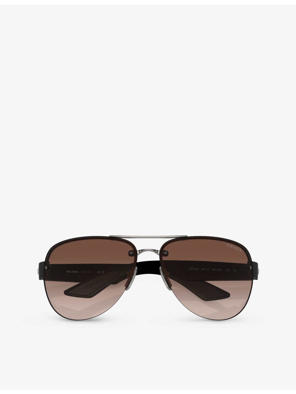 PS 55YS pilot-frame metal sunglasses - 5