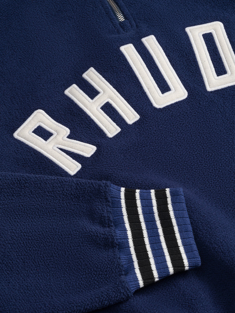 RHUDE QUARTER-ZIP VARSITY 6
