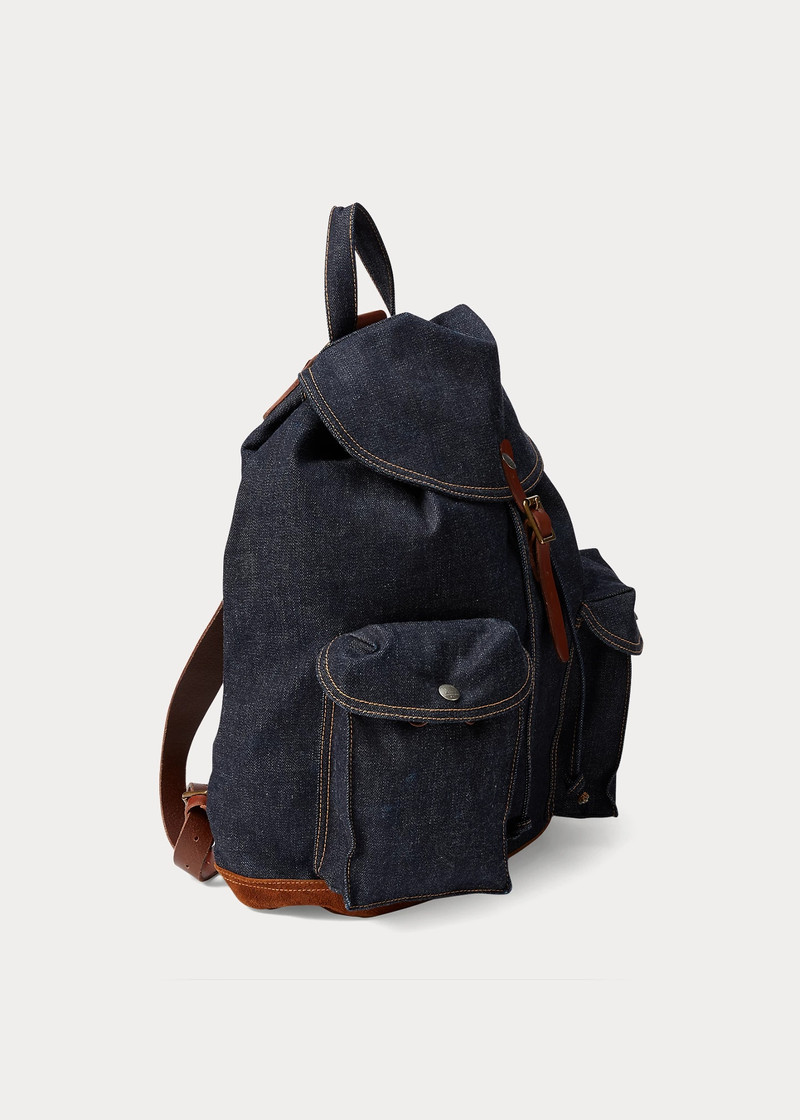 RRL by Ralph Lauren Denim Rucksack outlook