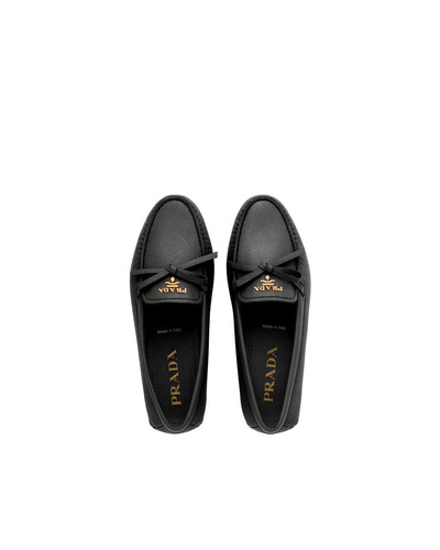 Prada Saffiano leather loafers outlook