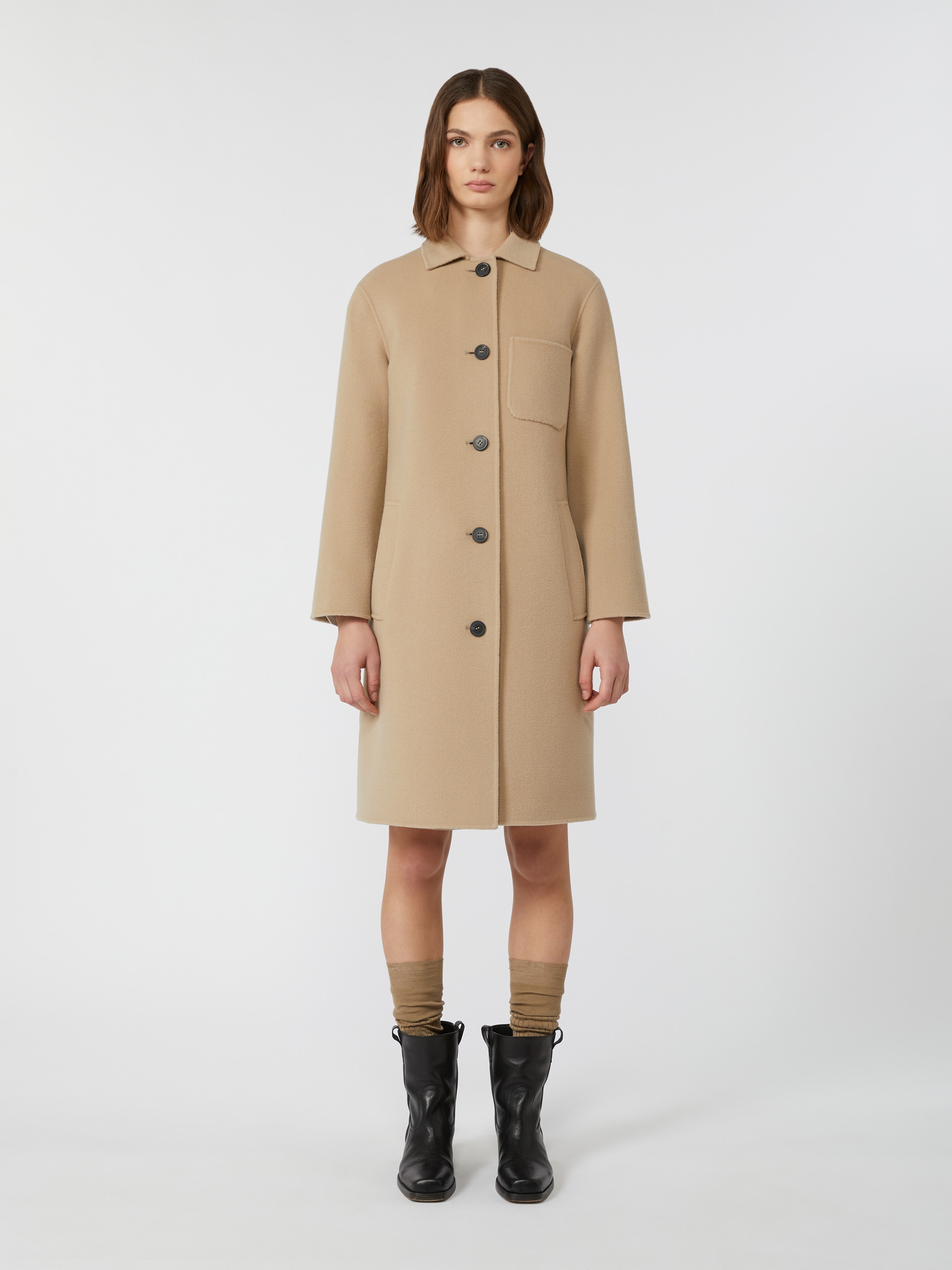 ZENONE Single-breasted wool coat - 3