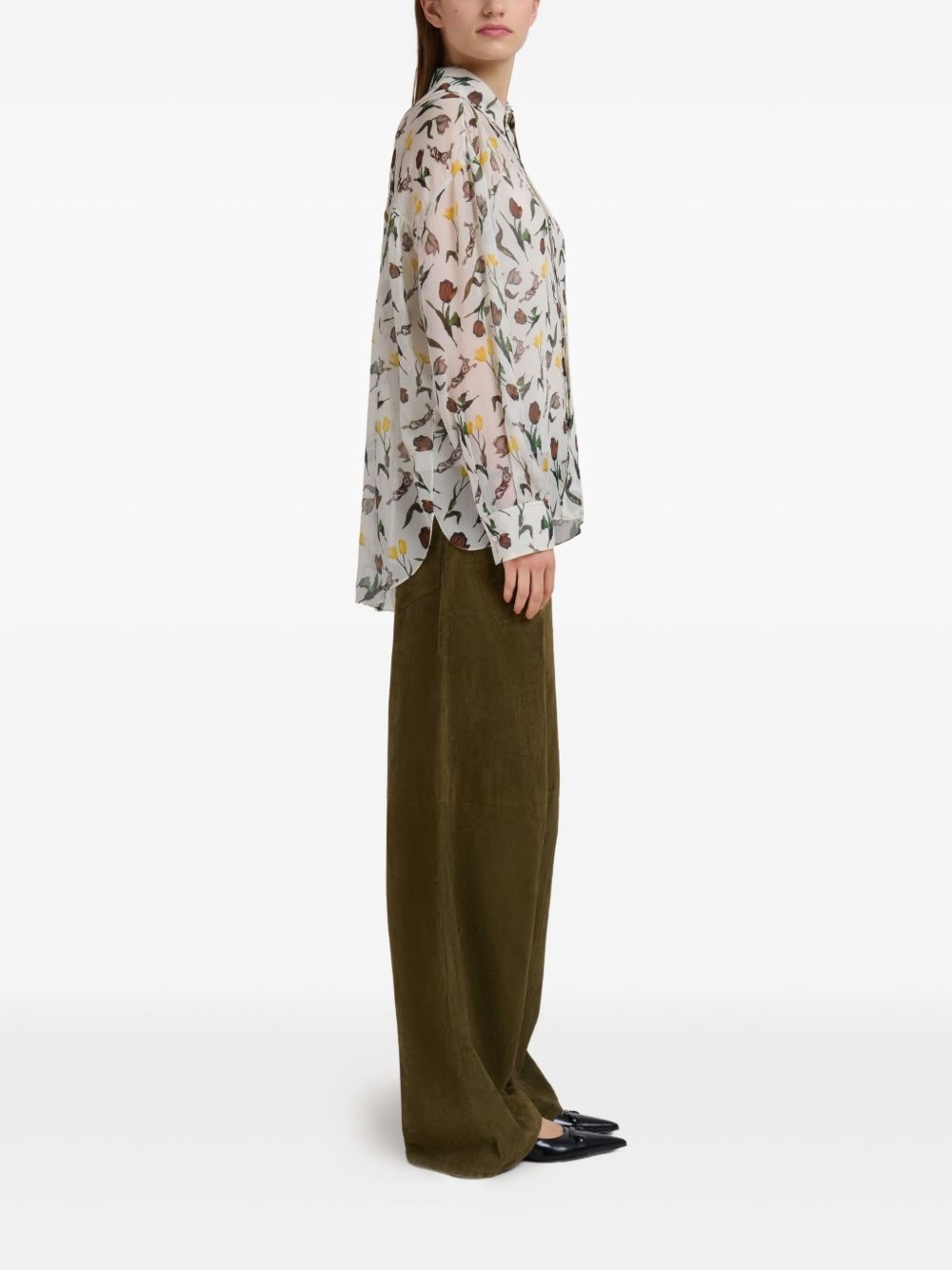 wide-leg trousers - 3