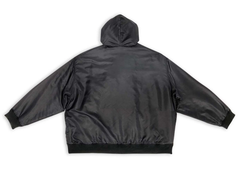 BALENCIAGA 3b sports icon padded zip-up hoodie outlook