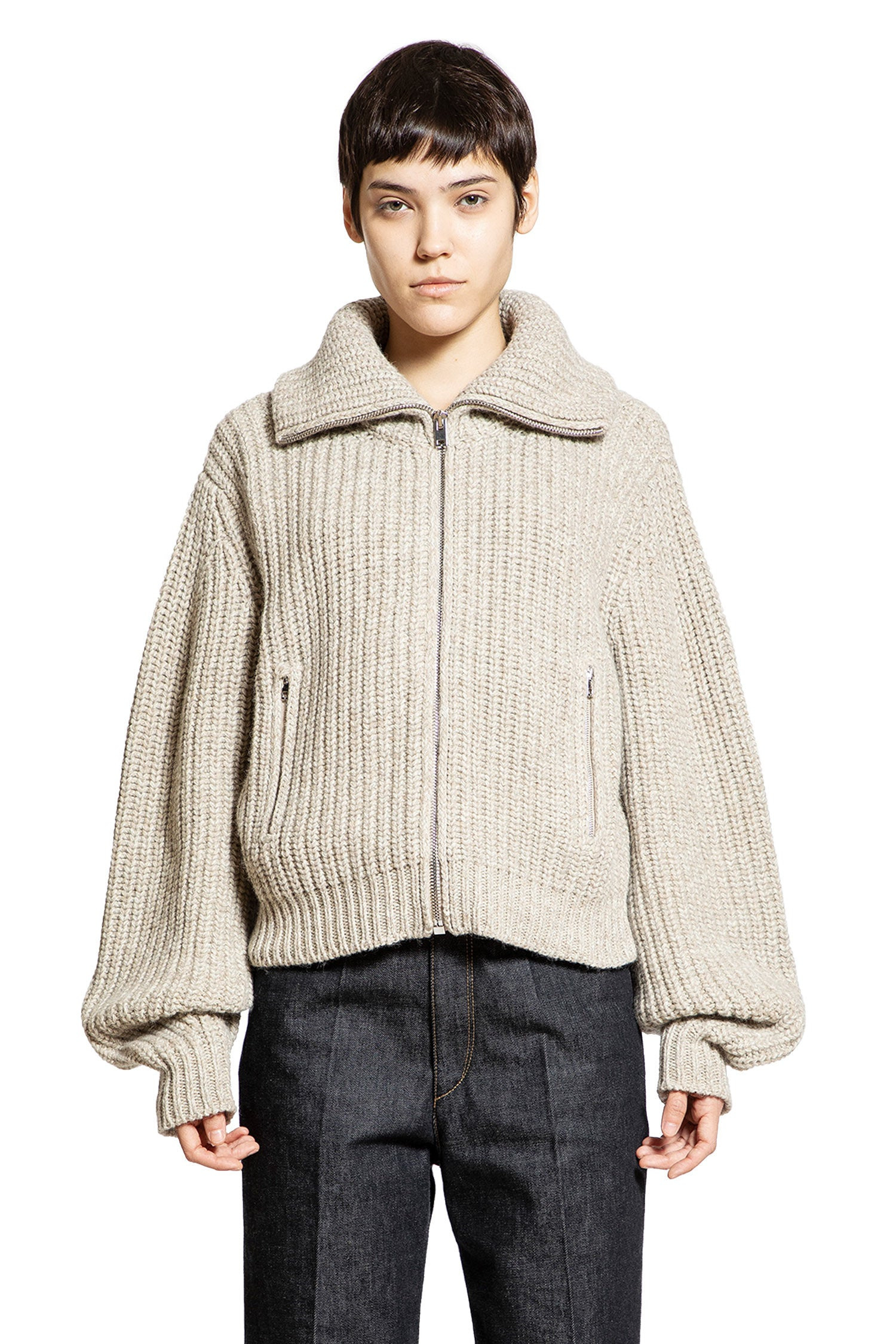 Zipped Cardigan - 1