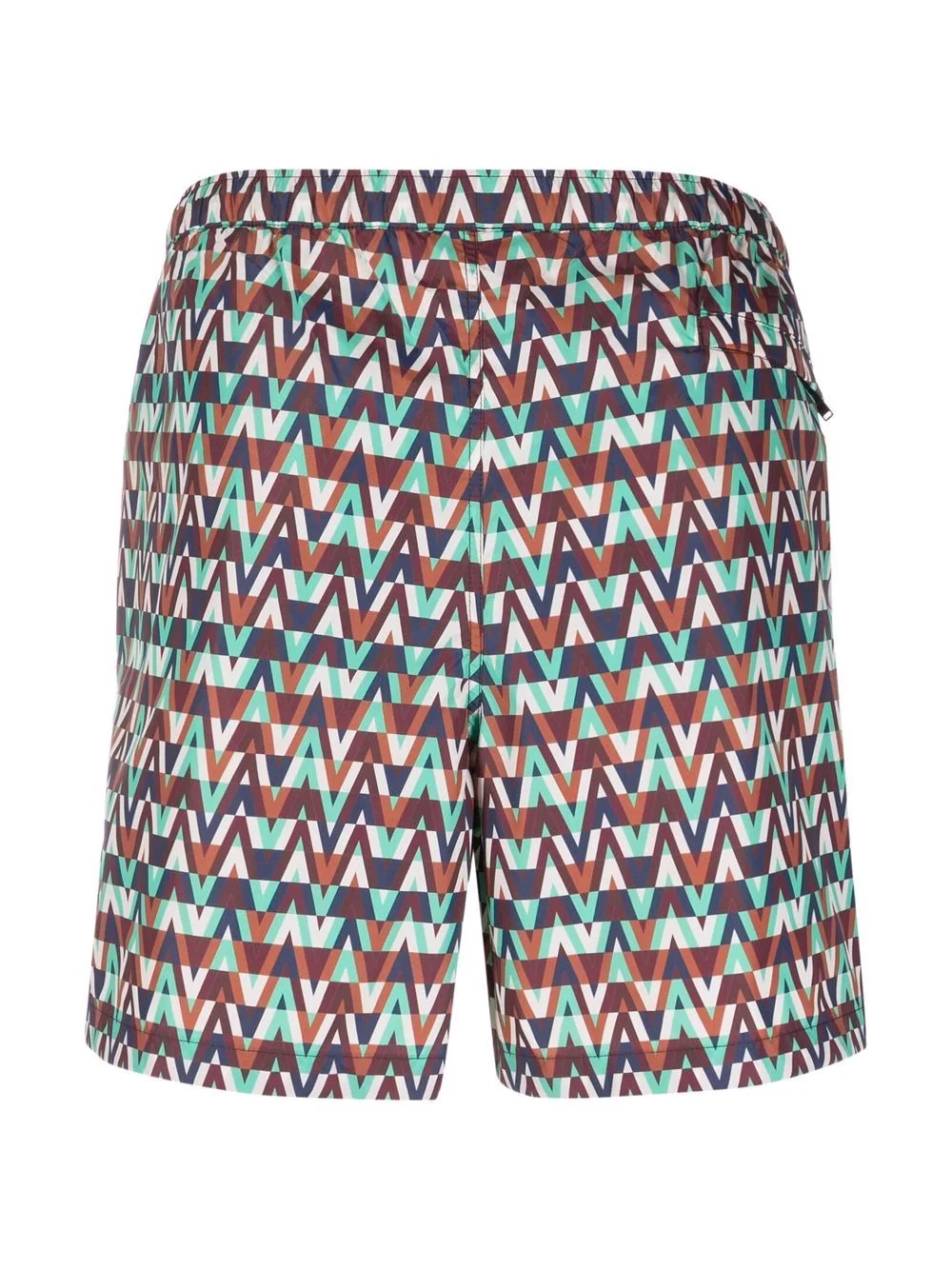 optical Valentino print swimming shorts - 2