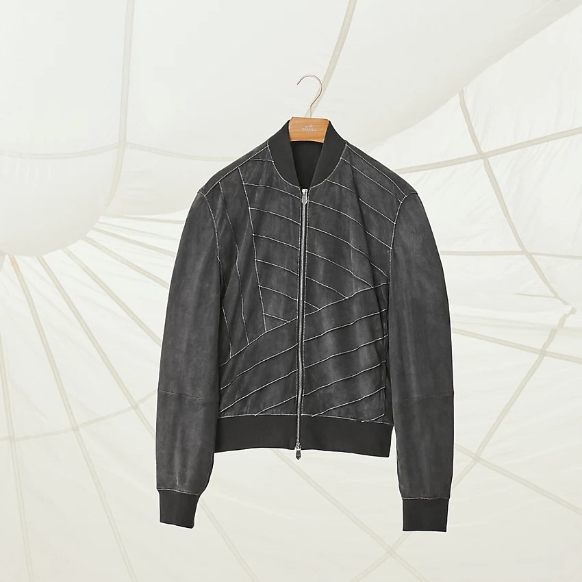 Rib trim jacket - 4
