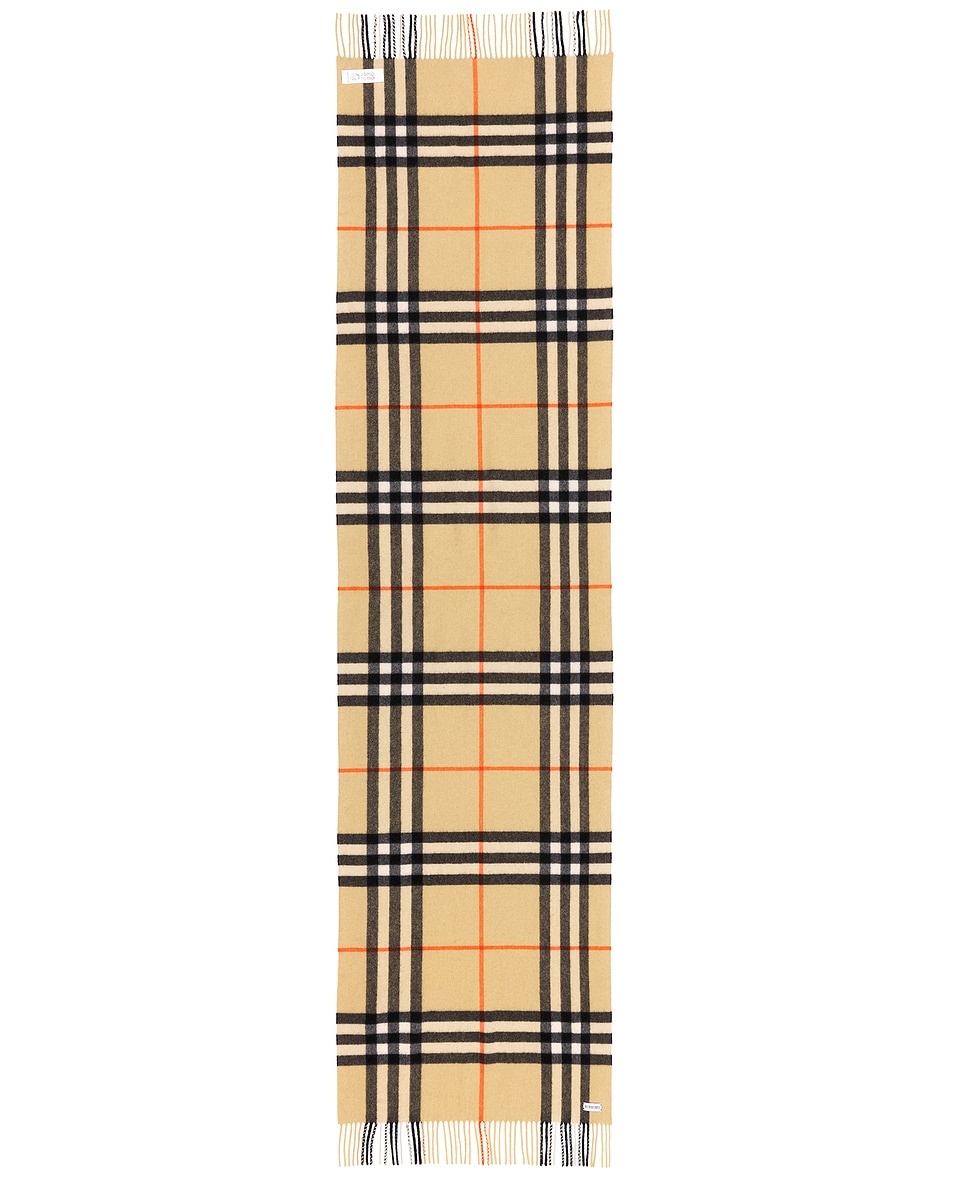 Giant Check Cashmere Scarf - 2