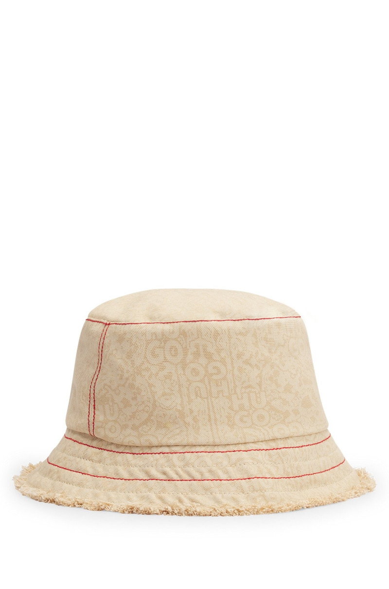 HUGO X LES BENJAMINS BUCKET HAT WITH CO-BRANDED LABEL 3