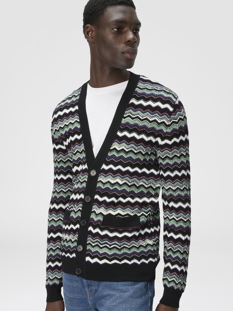 chevron-pattern 카디건 4