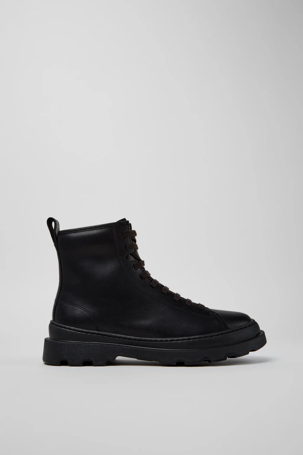 Brutus+ Black Leather Ankle Boots for Women. - 1