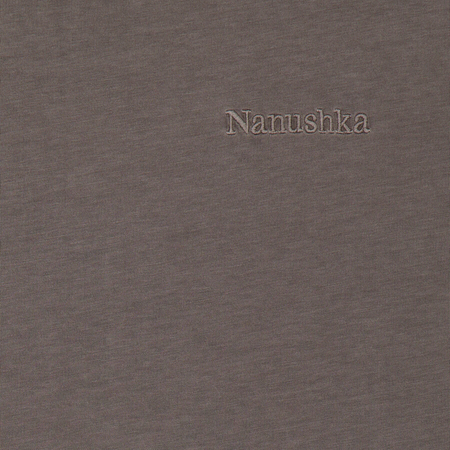 Nanushka Asphalt Reece Logo Cotton T-Shirt - 2