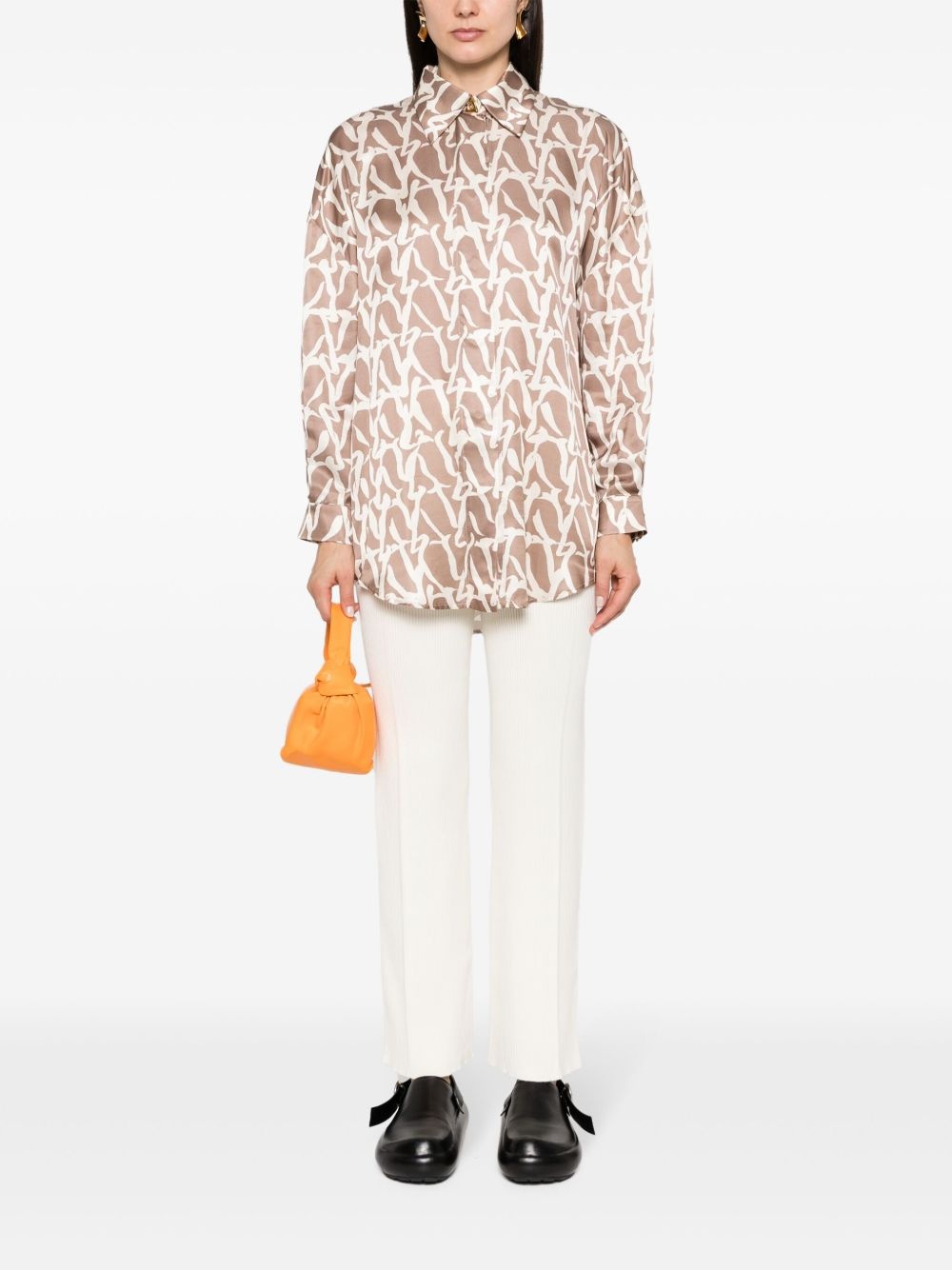 Julia A-monogram shirt - 2