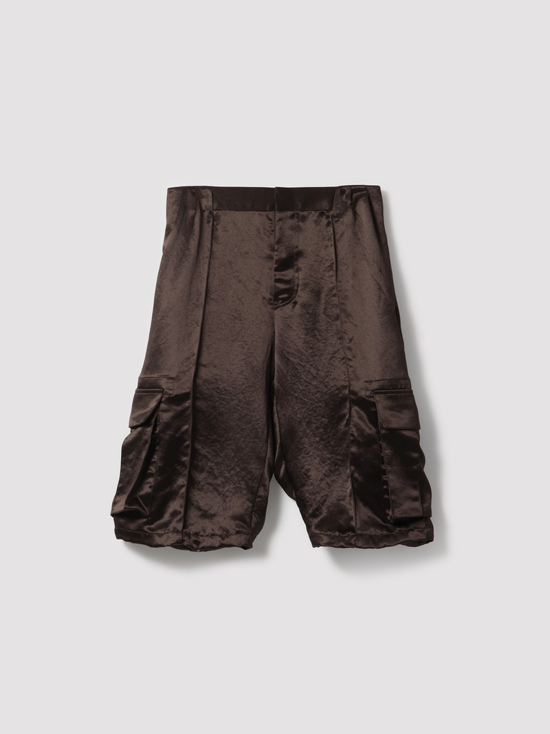 SATIN CARGO SHORTS 1