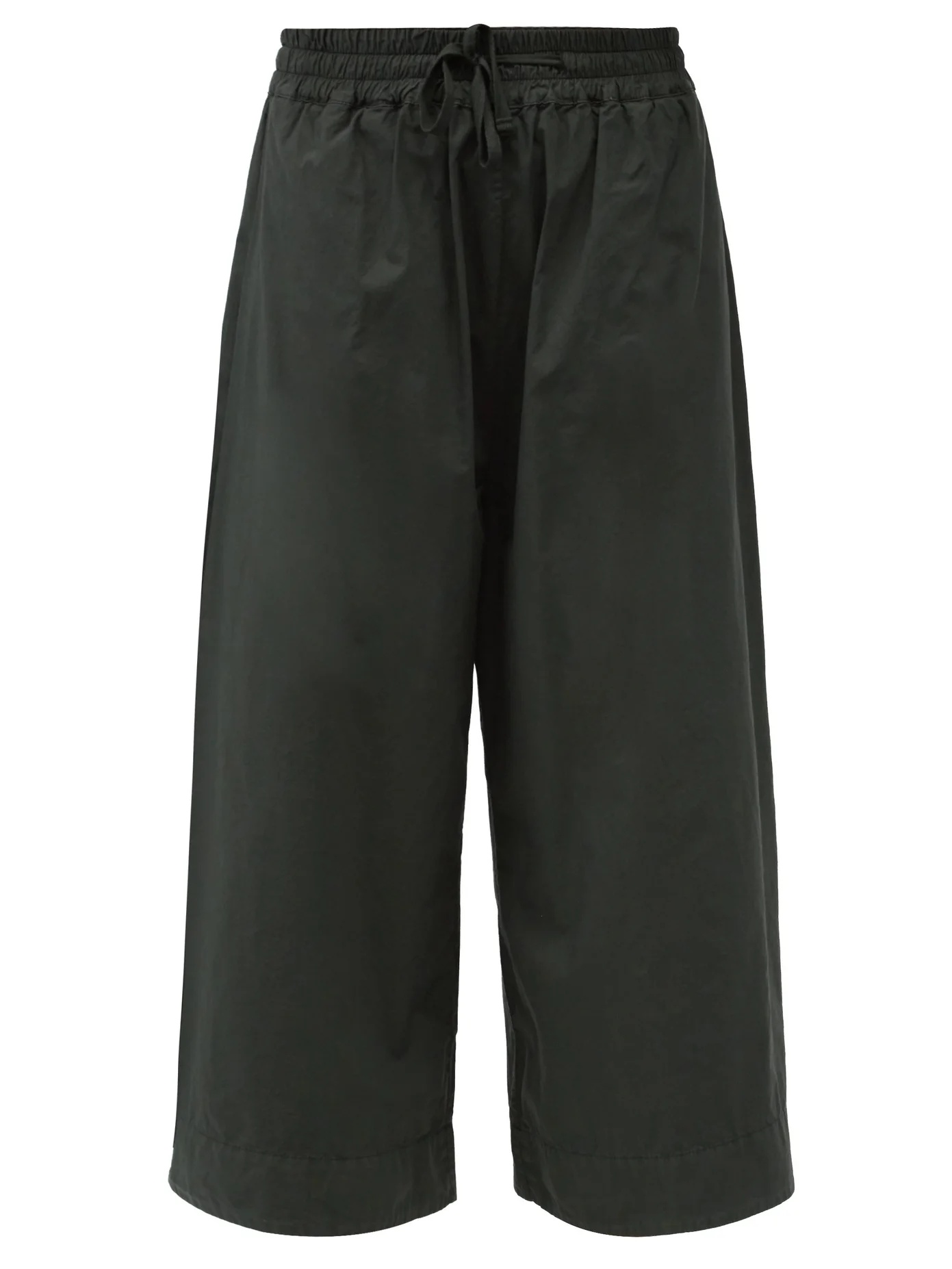 The Boxer high-rise cotton-poplin culottes - 1