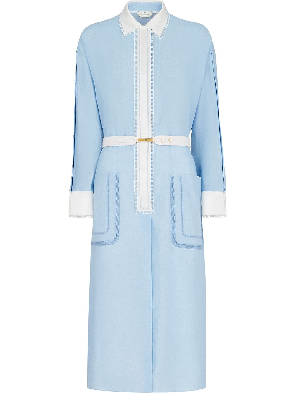 mid-length shirtdress - 1