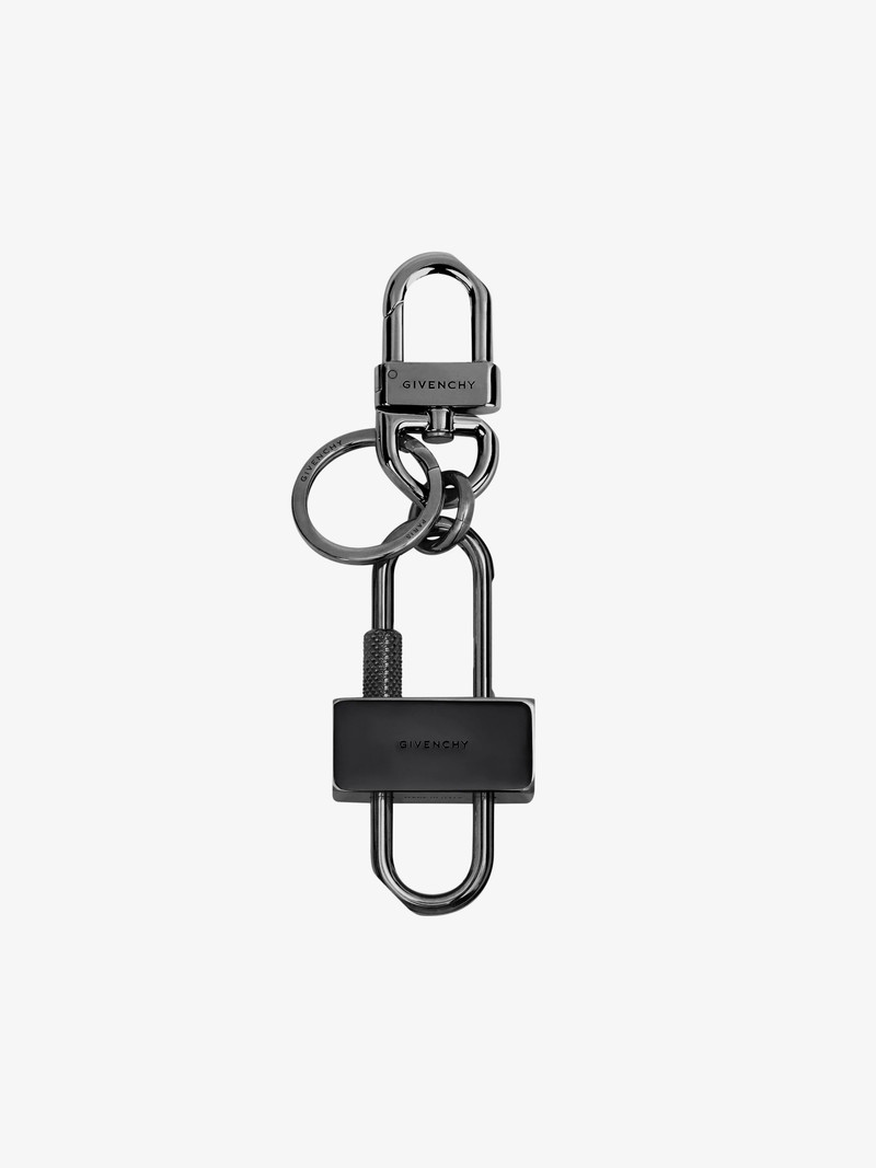 GIVENCHY PADLOCK KEYRING IN METAL 1